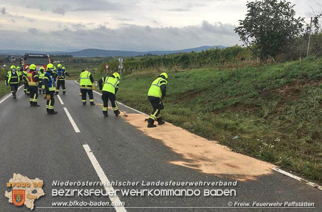 20201017 Pkw Geländewagen verunfallt auf der Weinbergstraße L151 zwischen Pfaffstätten und Gumpoldskirchen   Foto: © Günter Wurzer FF Pfaffstätten