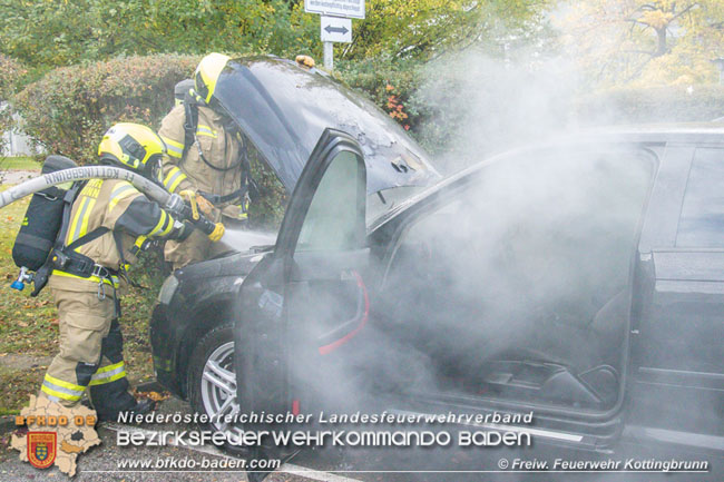 20201024 Fahrzeugbrand in Kottingbrunn Foto: © Melanie Pock FF Kottingbrunn 20201024 Fahrzeugbrand in Kottingbrunn Foto: © Melanie Pock FF Kottingbrunn