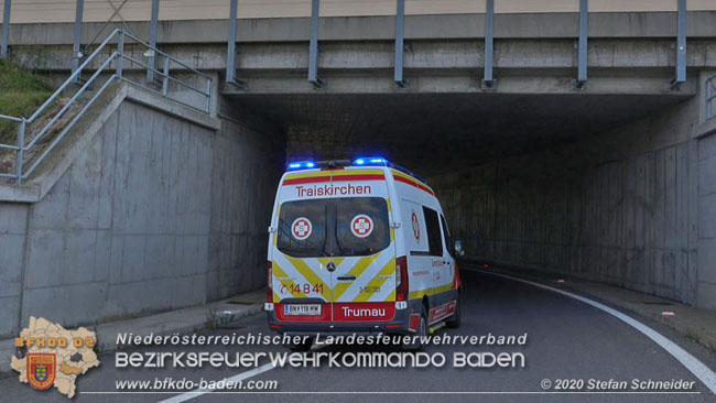 20201105 Verkehrsunfall in der Auffahrtsrampe der Autobahnanschlussstelle Kottingbrunn Richtung Wien Foto: © Stefan Schneider BFK BADEN 20201105 Verkehrsunfall in der Auffahrtsrampe der Autobahnanschlussstelle Kottingbrunn Richtung Wien Foto: © Stefan Schneider BFK BADEN