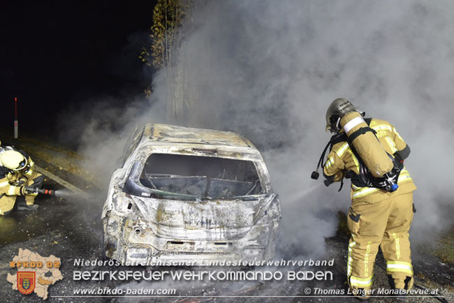 20201109 Verkehrsunfall auf der LB210 zwischen Oberwaltersdorf und Ebreichsdorf  Foto: © Thomas Lenger