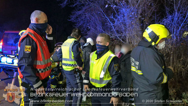 20201205 Unfall auf der Südbahnstrecke bei Kottingbrunn  Foto: © Stefan Schneider BFKDO BADEN
