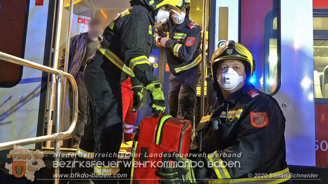 20201205 Unfall auf der Südbahnstrecke bei Kottingbrunn  Foto: © Stefan Schneider BFKDO BADEN