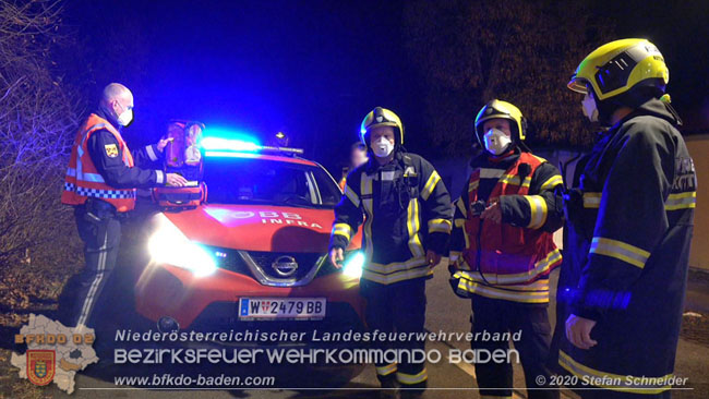20201205 Unfall auf der Südbahnstrecke bei Kottingbrunn  Foto: © Stefan Schneider BFKDO BADEN