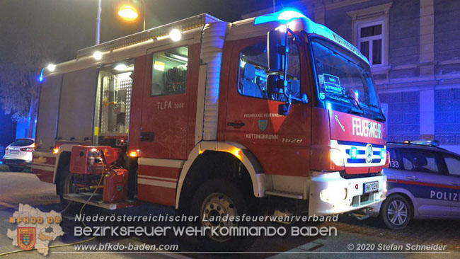 20201205 Unfall auf der Südbahnstrecke bei Kottingbrunn  Foto: © Stefan Schneider BFKDO BADEN