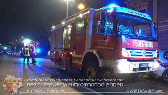 20201205 Unfall auf der Südbahnstrecke bei Kottingbrunn  Foto: © Stefan Schneider BFKDO BADEN