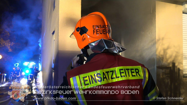 Wohnungsbrand Vöslau - Foto: Stefan Schneider