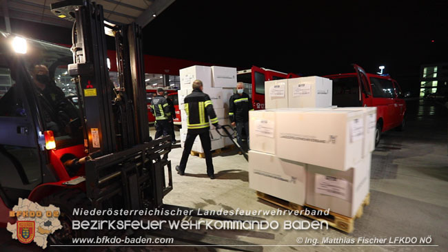 20201209 Transport von SARS-Cov-2 Antigen Test-Kits Foto: © Ing. Matthias Fischer LFKDO NÖ 20201209 Transport von SARS-Cov-2 Antigen Test-Kits Foto: © Ing. Matthias Fischer LFKDO NÖ