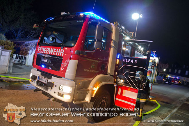 20202020 Alarmierter Schadstoffeinsatz stellte sich als defekte Heizanlage heraus in Baden Ortsteil Weikersdorf Foto: © Stefan Schneider BFKDO Baden 20202020 Alarmierter Schadstoffeinsatz stellte sich als defekte Heizanlage heraus in Baden Ortsteil Weikersdorf Foto: © Stefan Schneider BFKDO Baden