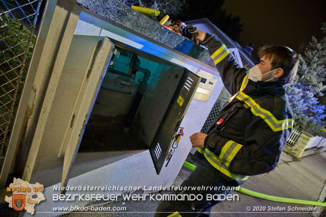 20202020 Alarmierter Schadstoffeinsatz stellte sich als defekte Heizanlage heraus in Baden Ortsteil Weikersdorf Foto: © Stefan Schneider BFKDO Baden 20202020 Alarmierter Schadstoffeinsatz stellte sich als defekte Heizanlage heraus in Baden Ortsteil Weikersdorf Foto: © Stefan Schneider BFKDO Baden