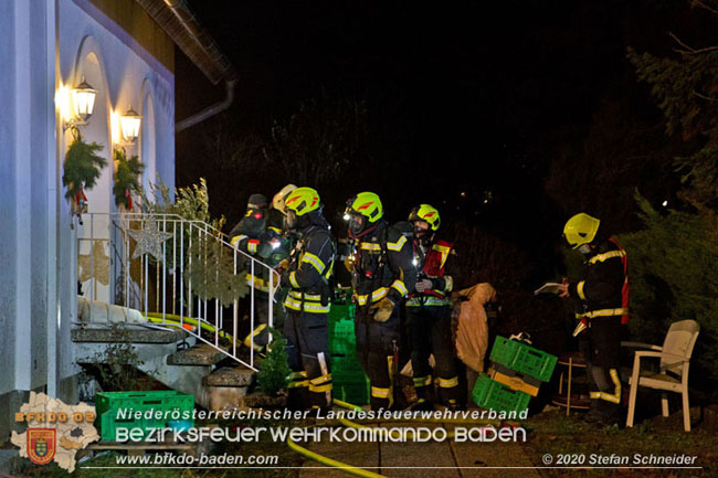 20202020 Alarmierter Schadstoffeinsatz stellte sich als defekte Heizanlage heraus in Baden Ortsteil Weikersdorf Foto: © Stefan Schneider BFKDO Baden 20202020 Alarmierter Schadstoffeinsatz stellte sich als defekte Heizanlage heraus in Baden Ortsteil Weikersdorf Foto: © Stefan Schneider BFKDO Baden