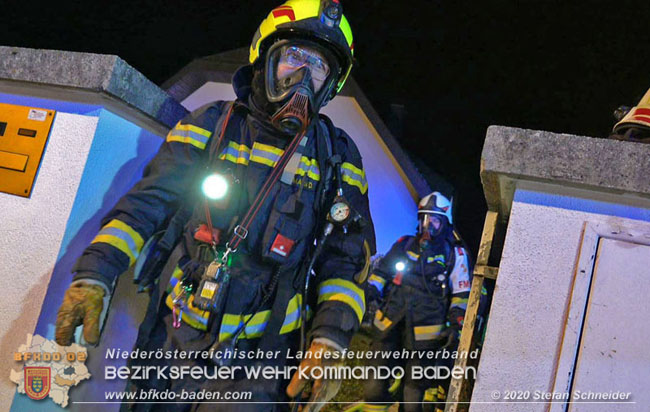 20202020 Alarmierter Schadstoffeinsatz stellte sich als defekte Heizanlage heraus in Baden Ortsteil Weikersdorf   Foto: © Stefan Schneider BFKDO Baden