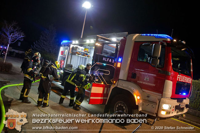 20202020 Alarmierter Schadstoffeinsatz stellte sich als defekte Heizanlage heraus in Baden Ortsteil Weikersdorf Foto: © Stefan Schneider BFKDO Baden 20202020 Alarmierter Schadstoffeinsatz stellte sich als defekte Heizanlage heraus in Baden Ortsteil Weikersdorf Foto: © Stefan Schneider BFKDO Baden