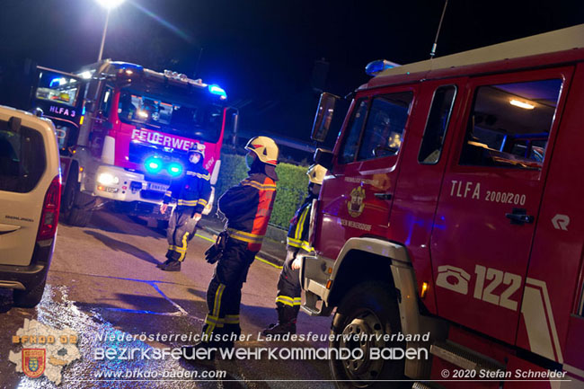 20202020 Alarmierter Schadstoffeinsatz stellte sich als defekte Heizanlage heraus in Baden Ortsteil Weikersdorf Foto: © Stefan Schneider BFKDO Baden 20202020 Alarmierter Schadstoffeinsatz stellte sich als defekte Heizanlage heraus in Baden Ortsteil Weikersdorf Foto: © Stefan Schneider BFKDO Baden