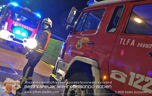 20202020 Alarmierter Schadstoffeinsatz stellte sich als defekte Heizanlage heraus in Baden Ortsteil Weikersdorf   Foto: © Stefan Schneider BFKDO Baden