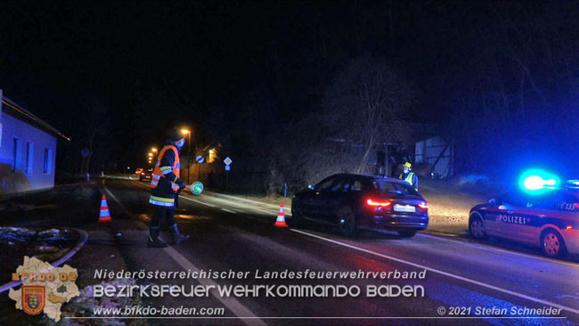 20210111 Brand einer Holzhütte im Waldgebiet Furth a.d.Triesting   Foto: © Stefan Schneider BFKDO Baden
