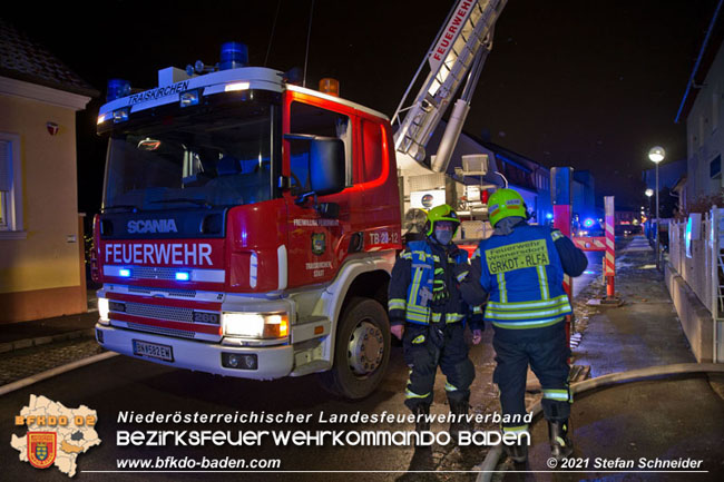 20210114 Brand in einer Traiskirchner Mansardenwohnung   Foto: © Stefan Schneider BFKDO Baden