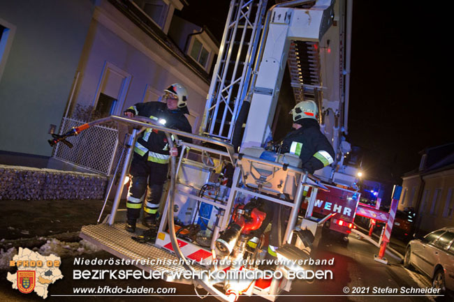 20210114 Brand in einer Traiskirchner Mansardenwohnung   Foto: © Stefan Schneider BFKDO Baden
