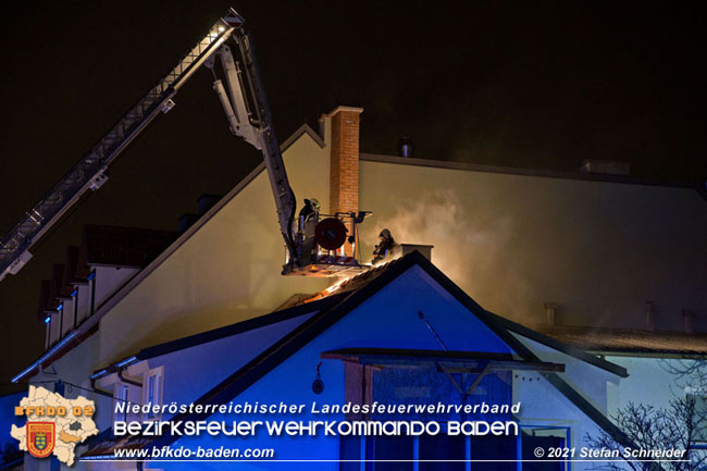 20210114 Brand in einer Traiskirchner Mansardenwohnung   Foto: © Stefan Schneider BFKDO Baden