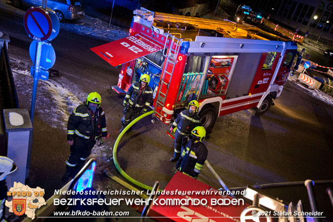 20210114 Brand in einer Traiskirchner Mansardenwohnung   Foto: © Stefan Schneider BFKDO Baden