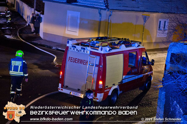 20210114 Brand in einer Traiskirchner Mansardenwohnung   Foto: © Stefan Schneider BFKDO Baden