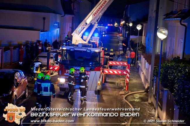 20210114 Brand in einer Traiskirchner Mansardenwohnung   Foto: © Stefan Schneider BFKDO Baden