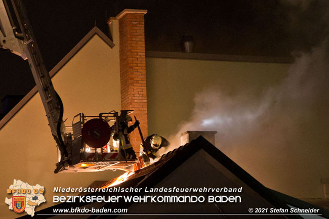 20210114 Brand in einer Traiskirchner Mansardenwohnung   Foto: © Stefan Schneider BFKDO Baden