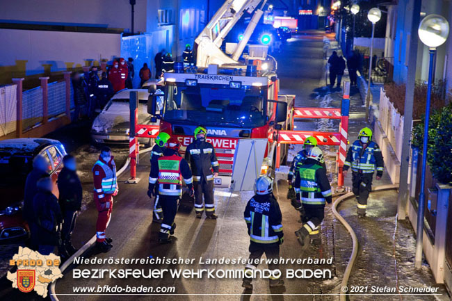 20210114 Brand in einer Traiskirchner Mansardenwohnung   Foto: © Stefan Schneider BFKDO Baden