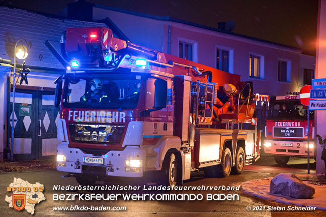 20210114 Brand in einer Traiskirchner Mansardenwohnung   Foto: © Stefan Schneider BFKDO Baden