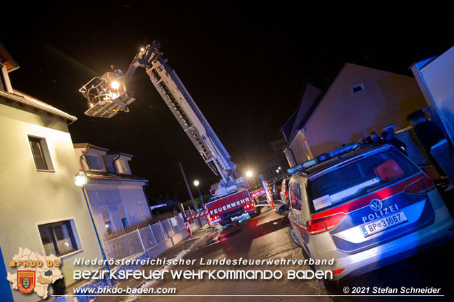 20210114 Brand in einer Traiskirchner Mansardenwohnung   Foto: © Stefan Schneider BFKDO Baden