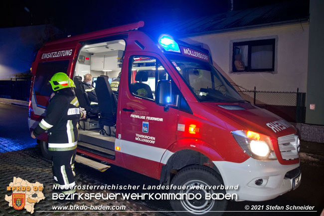 20210114 Brand in einer Traiskirchner Mansardenwohnung   Foto: © Stefan Schneider BFKDO Baden