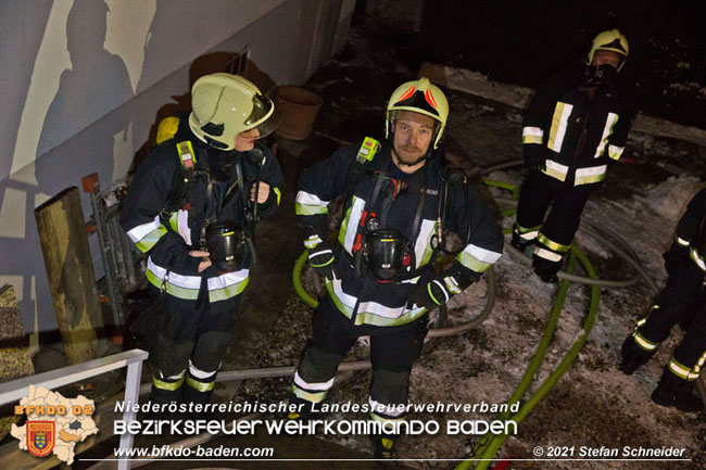 20210114 Brand in einer Traiskirchner Mansardenwohnung   Foto: © Stefan Schneider BFKDO Baden