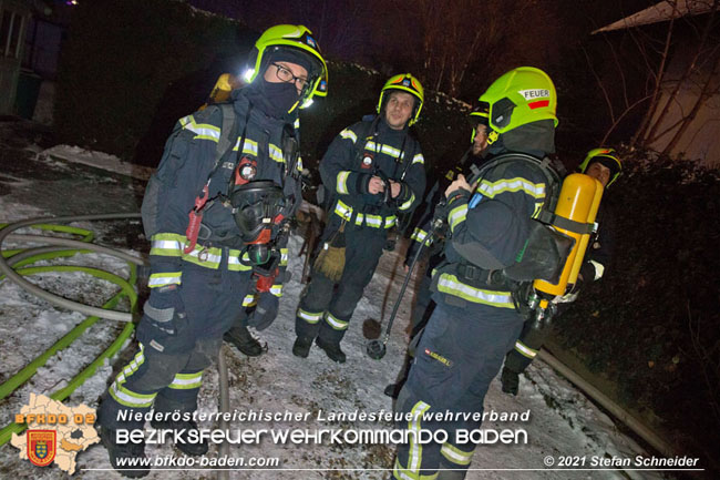 20210114 Brand in einer Traiskirchner Mansardenwohnung   Foto: © Stefan Schneider BFKDO Baden