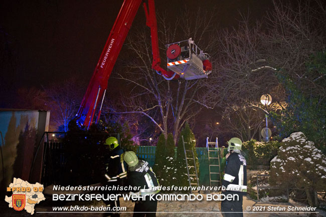 20210114 Brand in einer Traiskirchner Mansardenwohnung   Foto: © Stefan Schneider BFKDO Baden