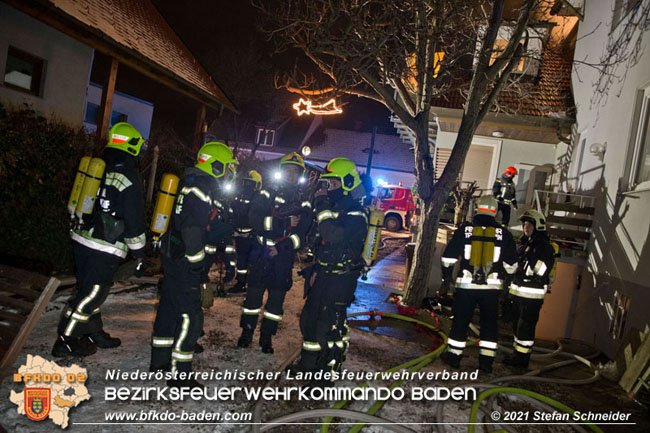 20210114 Brand in einer Traiskirchner Mansardenwohnung   Foto: © Stefan Schneider BFKDO Baden