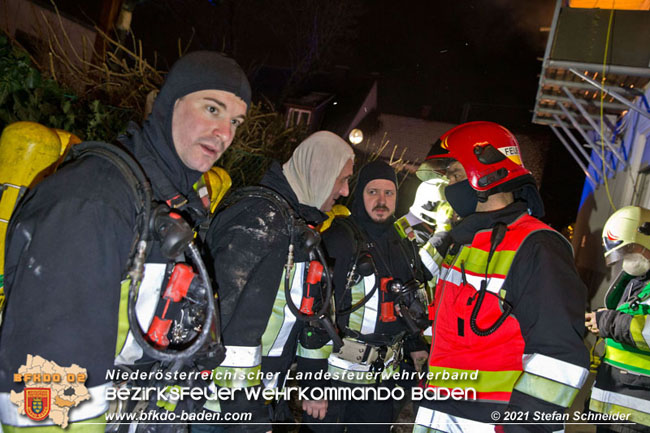 20210114 Brand in einer Traiskirchner Mansardenwohnung   Foto: © Stefan Schneider BFKDO Baden