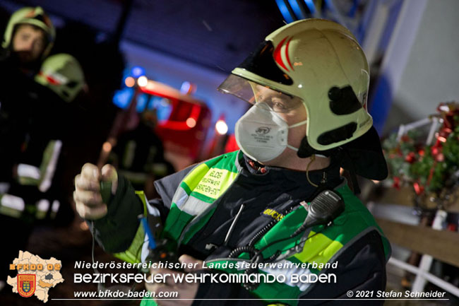 20210114 Brand in einer Traiskirchner Mansardenwohnung   Foto: © Stefan Schneider BFKDO Baden