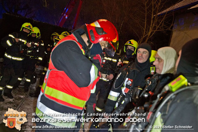 20210114 Brand in einer Traiskirchner Mansardenwohnung   Foto: © Stefan Schneider BFKDO Baden