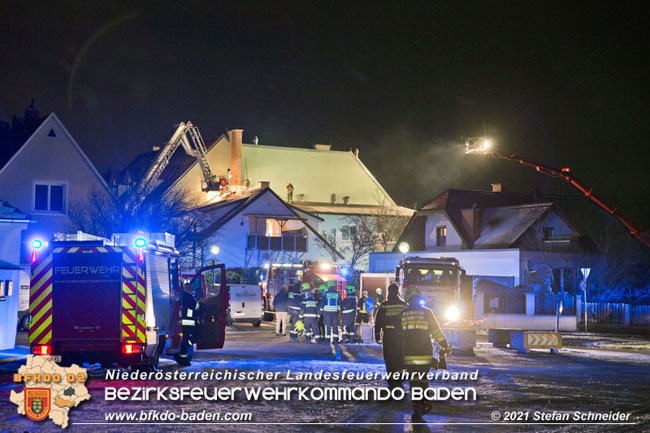 20210114 Brand in einer Traiskirchner Mansardenwohnung   Foto: © Stefan Schneider BFKDO Baden