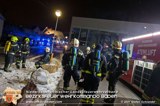 20210114 Brand in einer Traiskirchner Mansardenwohnung   Foto: © Stefan Schneider BFKDO Baden