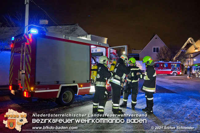 20210114 Brand in einer Traiskirchner Mansardenwohnung   Foto: © Stefan Schneider BFKDO Baden