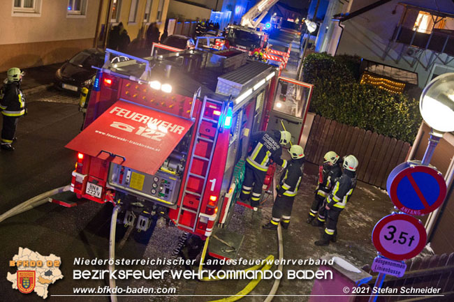 20210114 Brand in einer Traiskirchner Mansardenwohnung   Foto: © Stefan Schneider BFKDO Baden