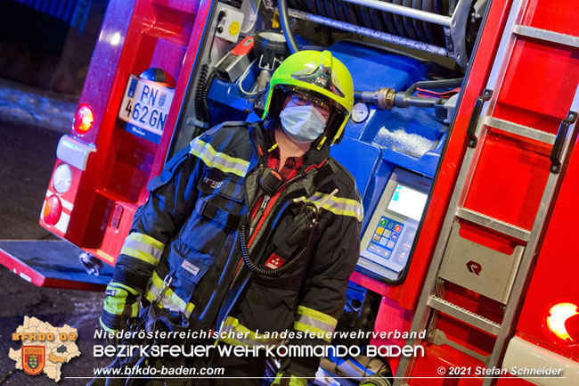 20210114 Brand in einer Traiskirchner Mansardenwohnung   Foto: © Stefan Schneider BFKDO Baden