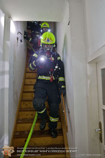 20210114 Brand in einer Traiskirchner Mansardenwohnung   Foto: © Stefan Schneider BFKDO Baden