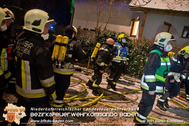 20210114 Brand in einer Traiskirchner Mansardenwohnung   Foto: © Stefan Schneider BFKDO Baden