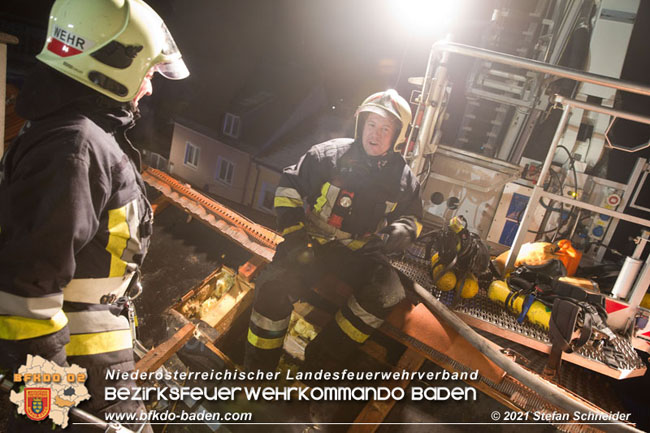 20210114 Brand in einer Traiskirchner Mansardenwohnung   Foto: © Stefan Schneider BFKDO Baden