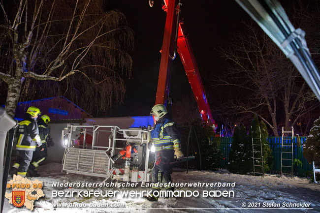 20210114 Brand in einer Traiskirchner Mansardenwohnung   Foto: © Stefan Schneider BFKDO Baden