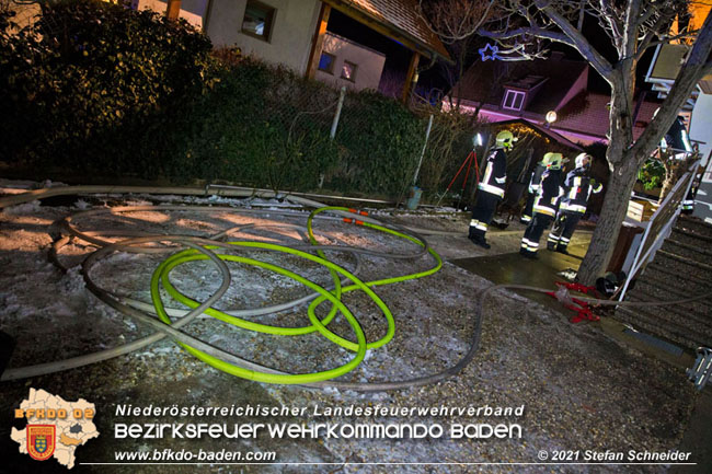 20210114 Brand in einer Traiskirchner Mansardenwohnung   Foto: © Stefan Schneider BFKDO Baden