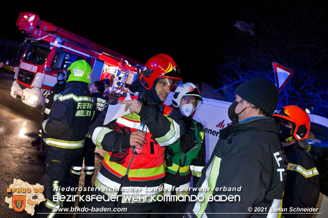 20210114 Brand in einer Traiskirchner Mansardenwohnung   Foto: © Stefan Schneider BFKDO Baden