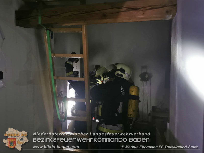 20210114 Brand in einer Traiskirchner Mansardenwohnung   Foto: © Markus Ebermann FF Traiskirchen-Stadt