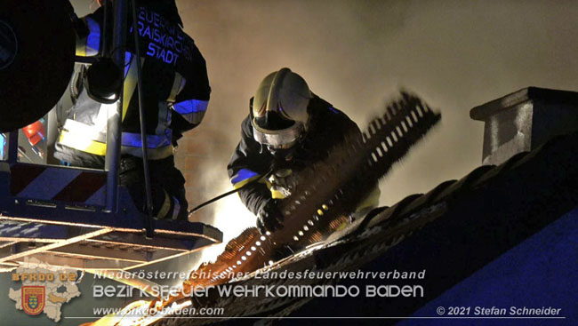 20210114 Brand in einer Traiskirchner Mansardenwohnung   Foto: © Stefan Schneider BFKDO Baden
